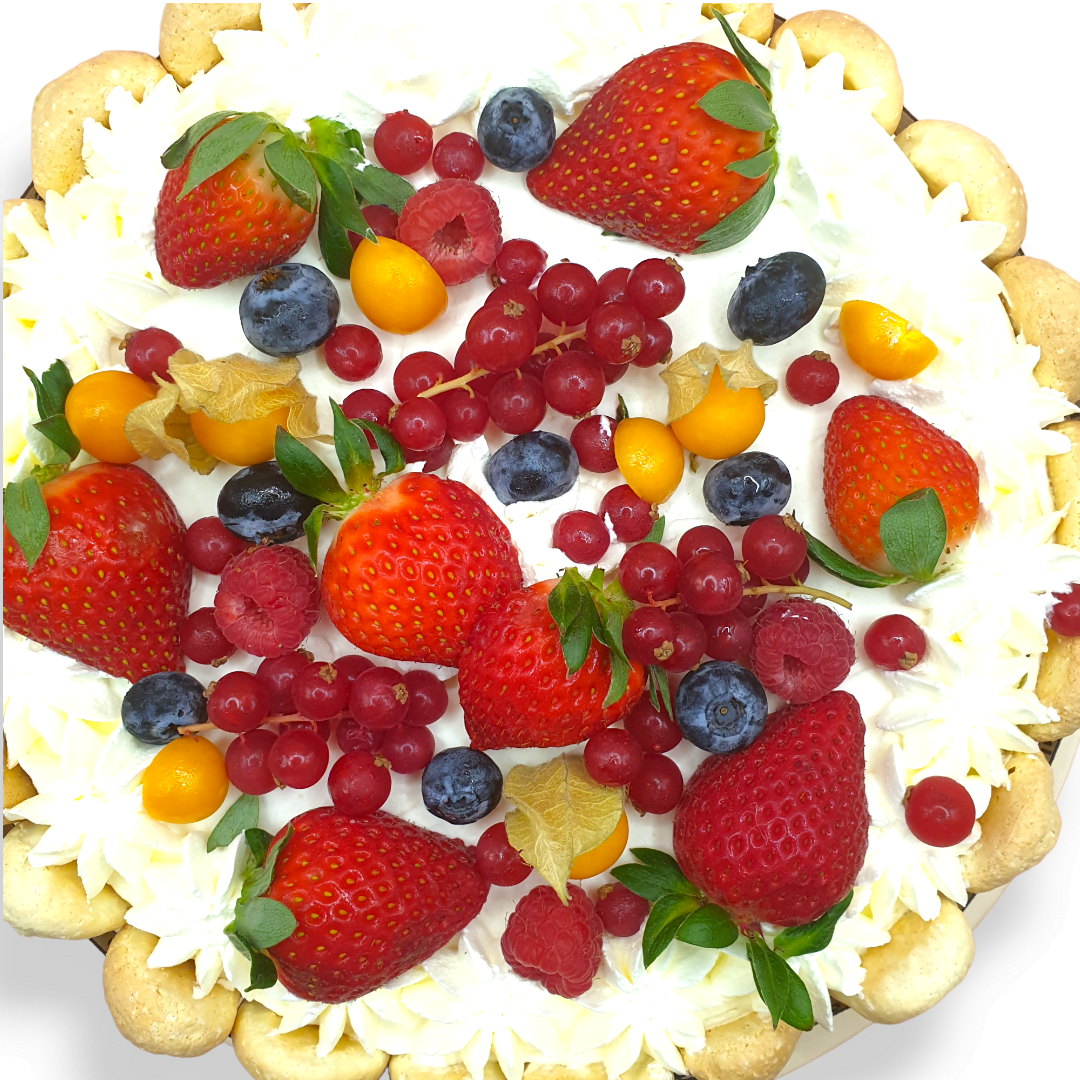 [:ro]Tort diplomat cu fructe de padure (green sugar) [:en]Diplomat cake with berries (green sugar) [:]